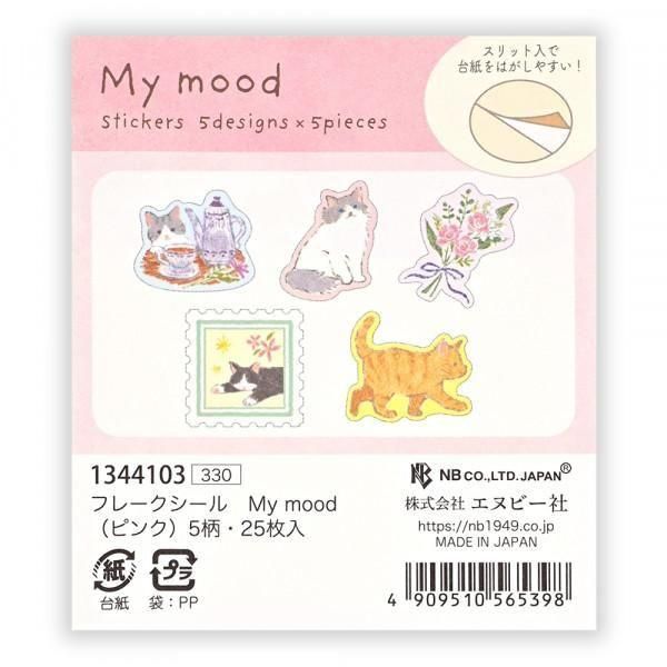 NB My Mood Flake Sticker Pack - Pink