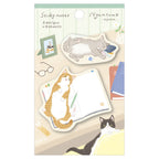 NB Nyan Tomo Sticky Note Pad - Ojama (Dropping By)