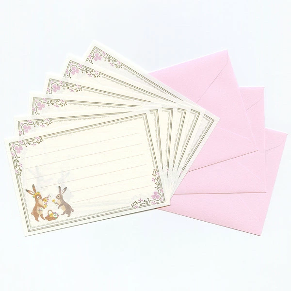 NB RESSA Mini Letter Set - Flower-adorned Rabbit