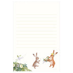 NB RESSA Panda Books Letter Pad - Flower-adorned Rabbit