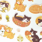 NB WANOWA Japanese-style Sticker Sheet - Japanese Cats