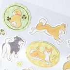 NB Yufumi Sticker Sheet - Shiba Inu
