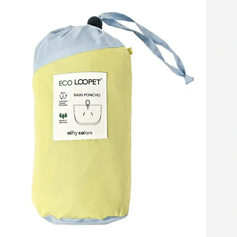 NIFTY COLORS Eco Loopet Bicolour Grey/Yellow Poncho