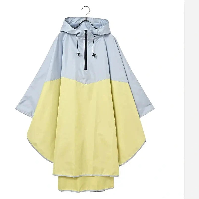 NIFTY COLORS Eco Loopet Bicolour Grey/Yellow Poncho