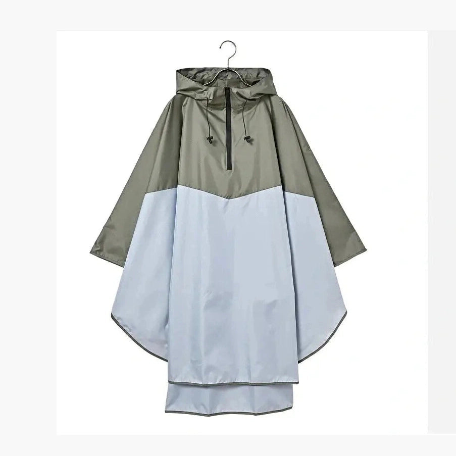 NIFTY COLORS Eco Loopet Bicolour KhakiGrey Poncho