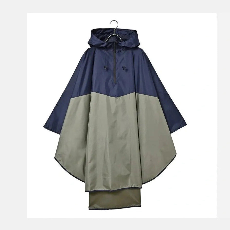 NIFTY COLORS Eco Loopet Bicolour Navy/Grey Poncho