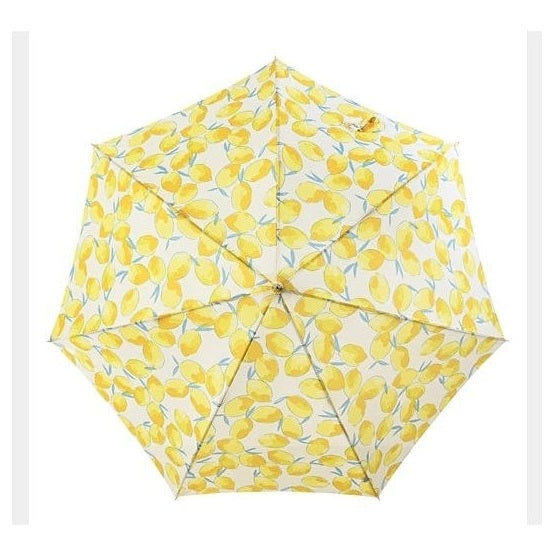 lemon print patio umbrella 'The Bella' and Blue Pattern Boho Retro Parasol Sun Garden Parasol 32 wide when open 23.5 tall (top to handle bottom) Bamboo and synthetic silk Handmade in China Not for use in rain Livia Lemons Designer Umbrella |