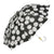 NIFTY COLORS Black Marguerite Daisy Umbrella 50cm