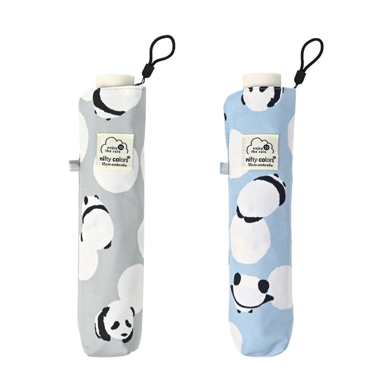 NIFTY COLORS Panda Mini 55 Folding Umbrella