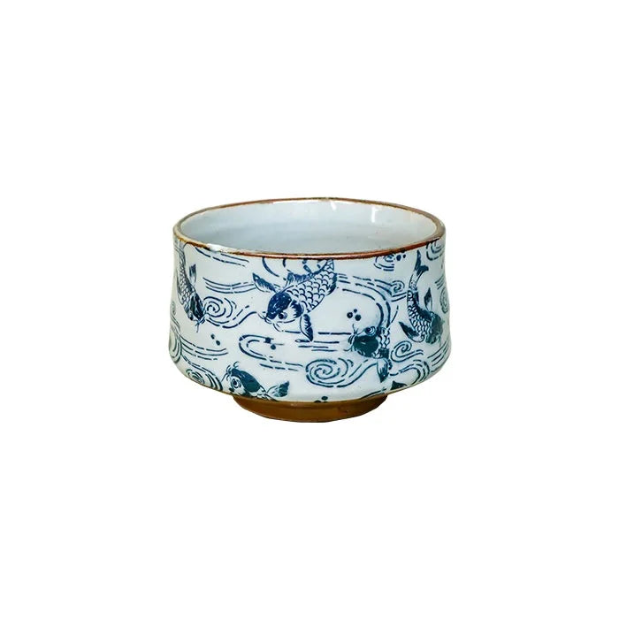 Nami ni Koi Carp Matcha Bowl