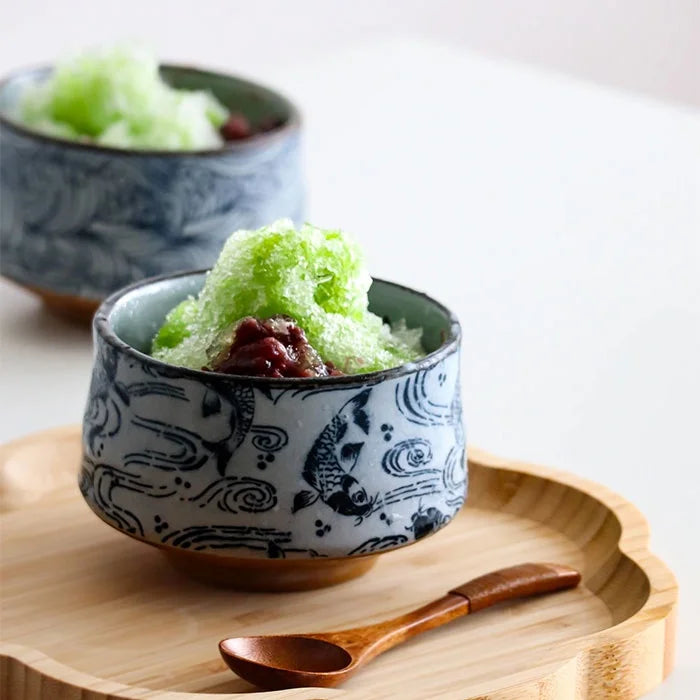 Nami ni Koi Carp Matcha Bowl