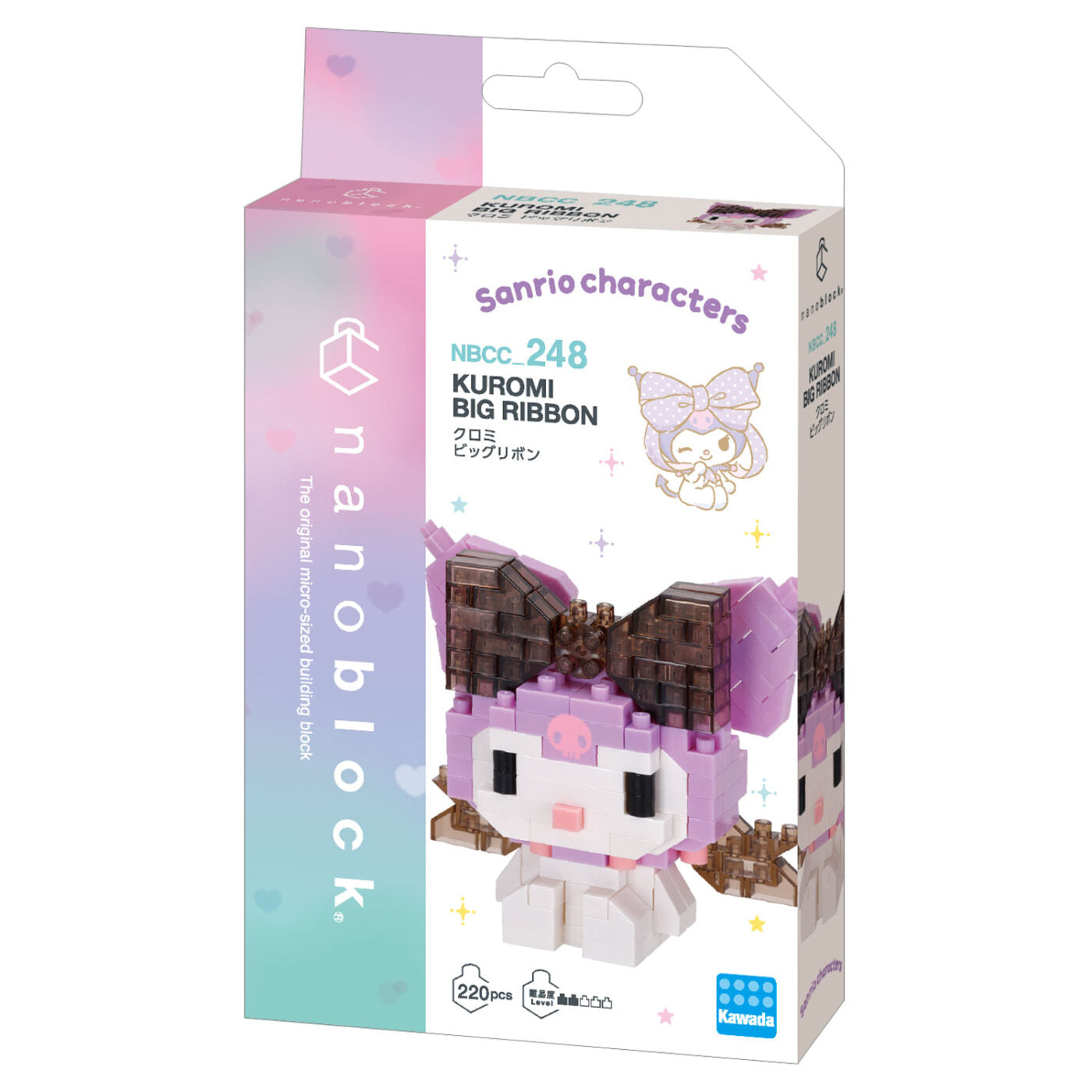 Nanoblock Sanrio - Kuromi Big Ribbon