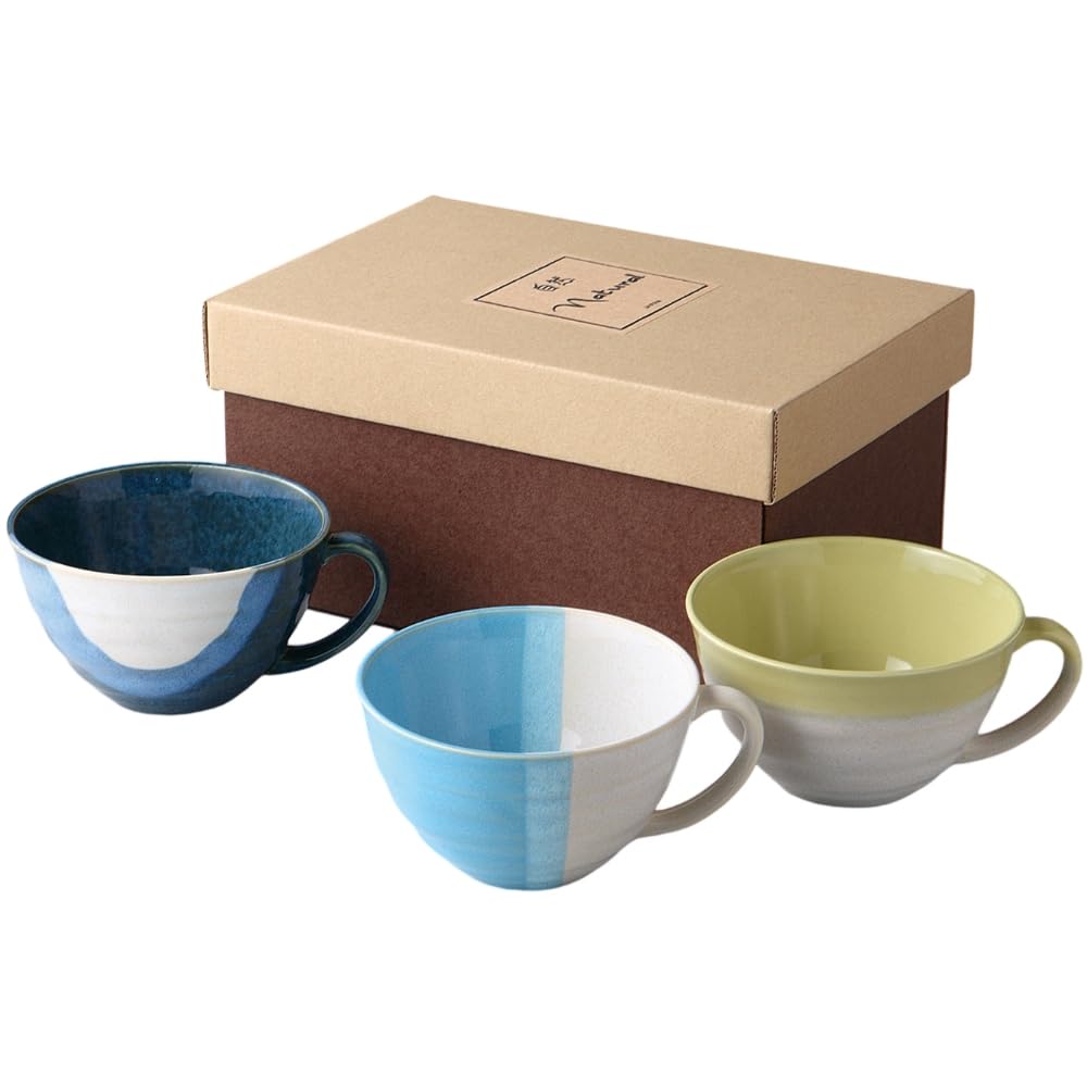 Natural Ryousai Soup Mug 3P Set