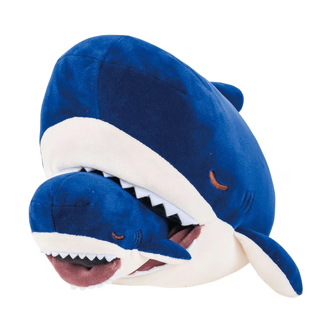 Nemunemu Cool Premium Hug Pillow Shark Zap