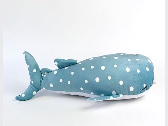 Nemunemu Cool Premium Hug Pillow Whale Shark Jinbei-San