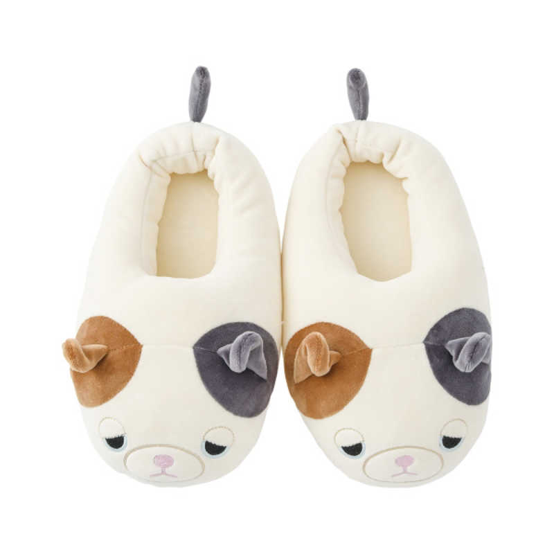 Nemunemu Marshmallow Animal Room Shoes - Mike Cat Yuzu