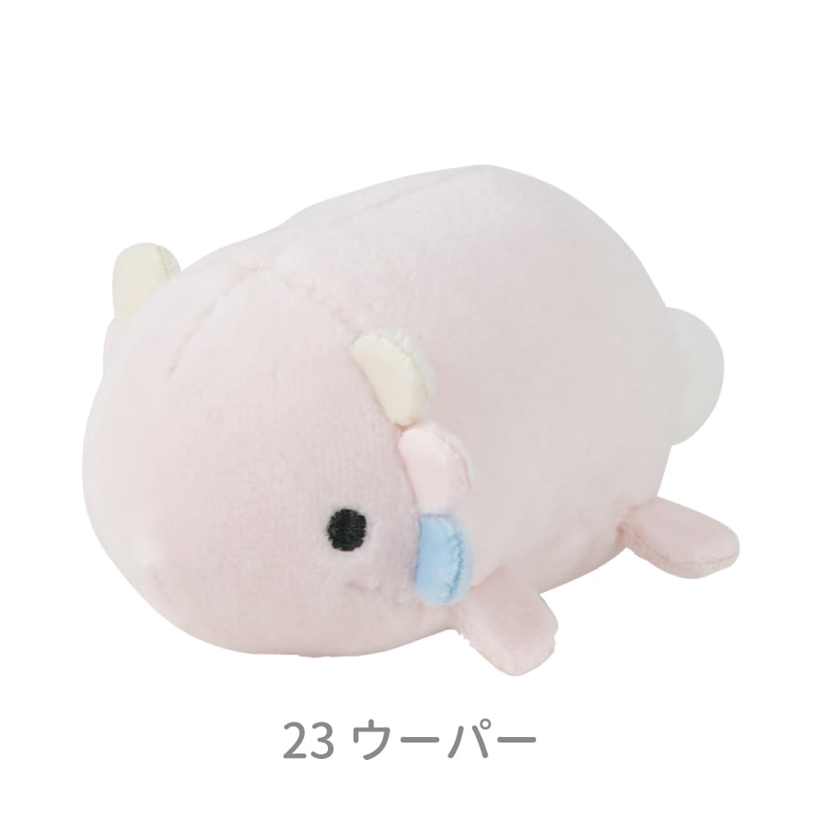 Nemunemu Marshmallow Mascot Sea Animal Magnet - Axolotl