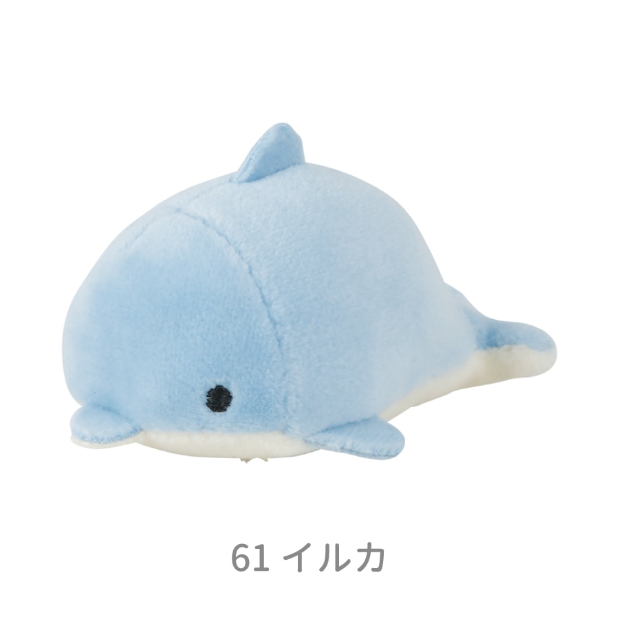 Nemunemu Marshmallow Mascot Sea Animal Magnet - Dolphin