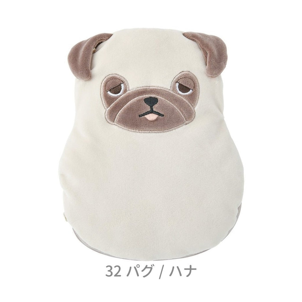 Nemunemu Microwaveable Silicone Hot Water Bottle - Pug Hana