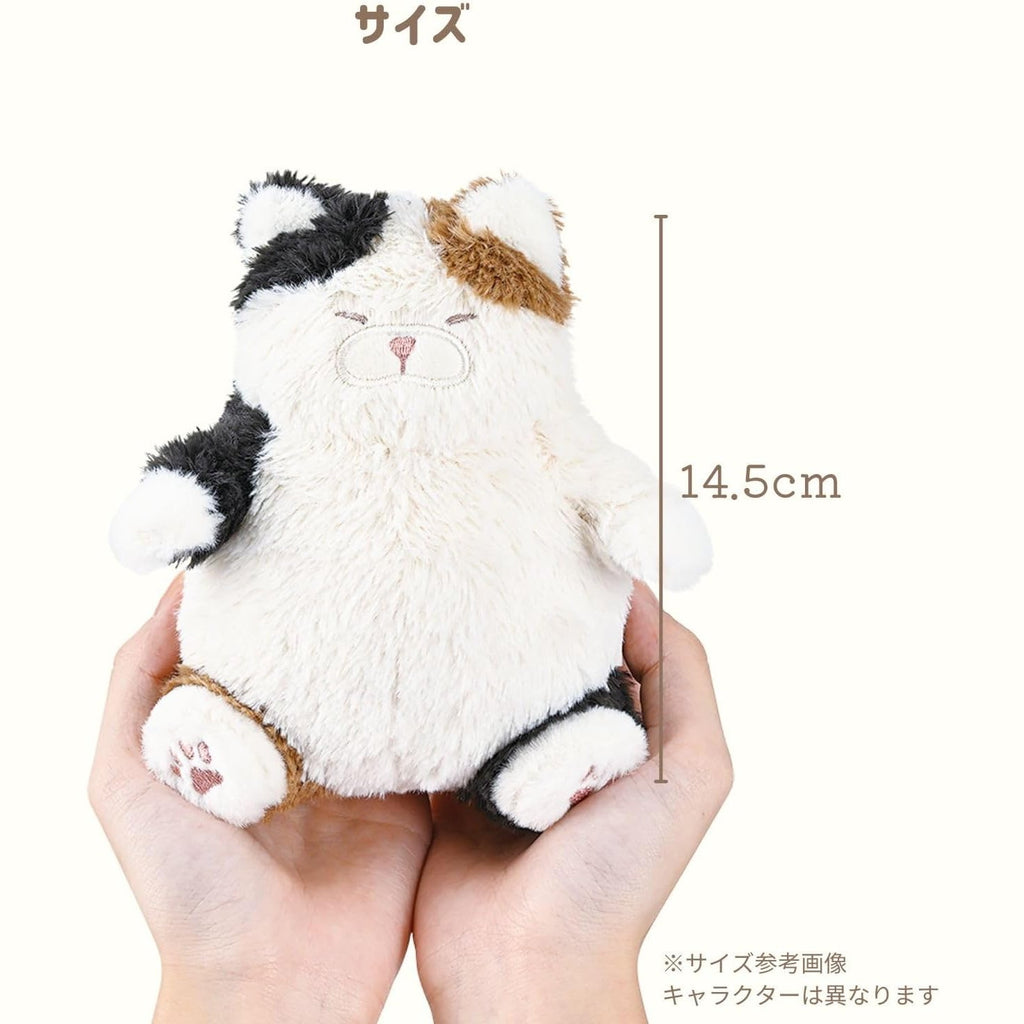 Nemunemu Positivity Hug Cat Keychain - Black Cat Maguro