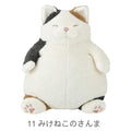 Nemunemu Positivity Hug Cat Plushie Mikeneko Sanma
