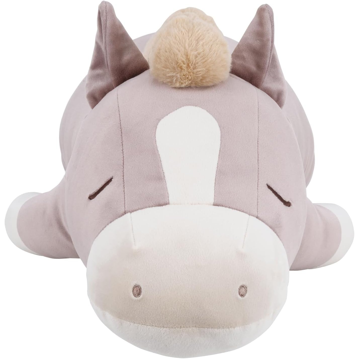 Nemunemu Premium Hug Pillow Greige Horse Holly