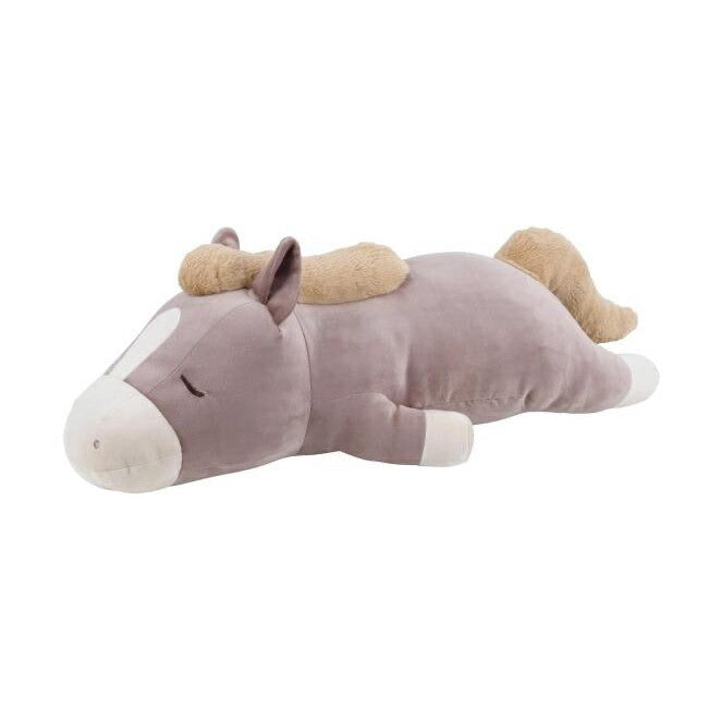 Nemunemu Premium Hug Pillow Greige Horse Holly
