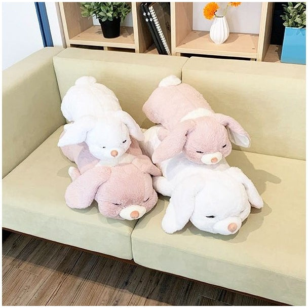 Nemunemu Premium Hug Pillow White Rabbit Tsumugi