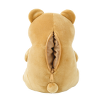 Nemunemu Seated Hug Pillow Bear Marron