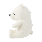 Nemunemu Seated Hug Pillow Polar Bear Lucky