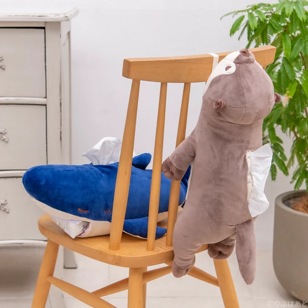 Nemunemu Two-way Tissue Case - Shark Zap