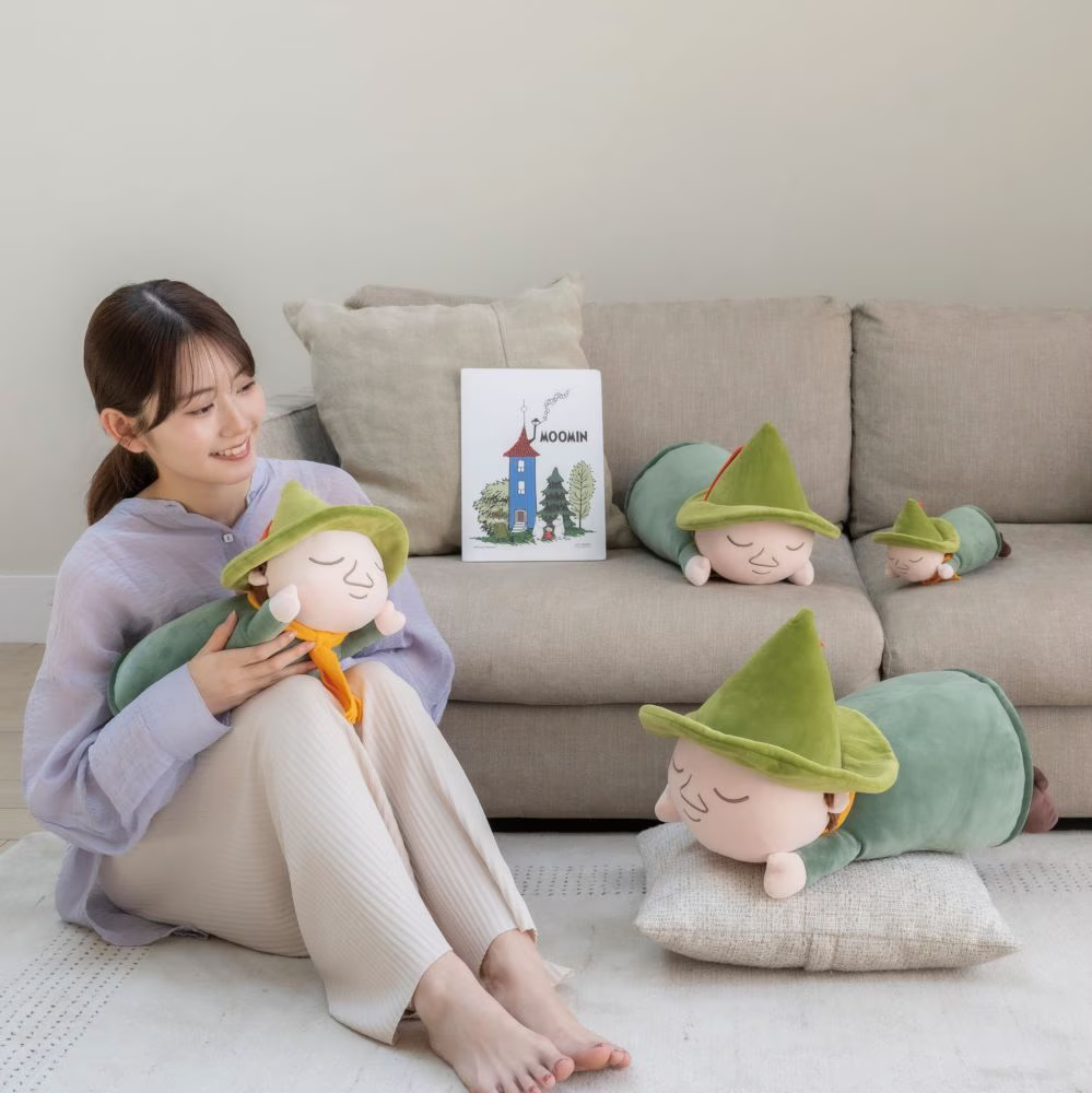 Nemunemu x Moomin Snufkin Mochi Hug Body Pillow L