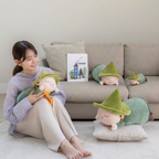 Nemunemu x Moomin Snufkin Mochi Hug Body Pillow L