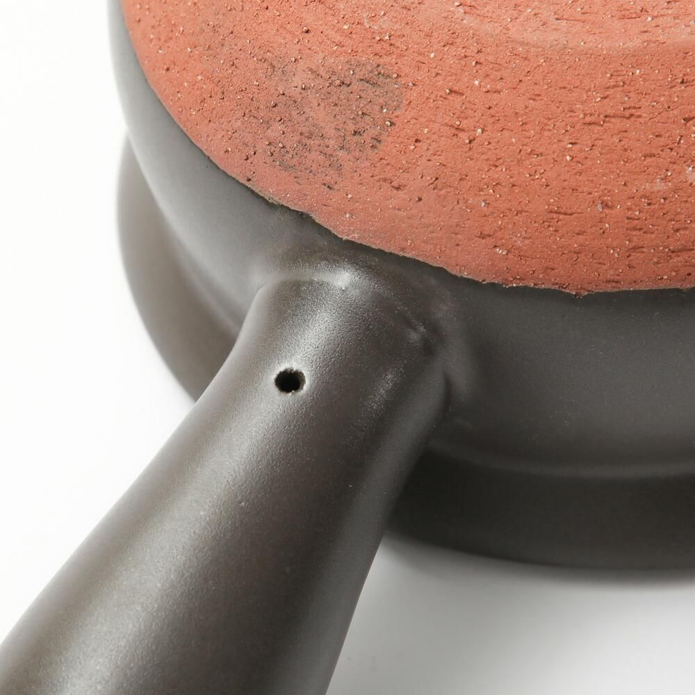 Nichijosahanki Matte Black Donabe Yukihira Pot with Rice Bowl Lid