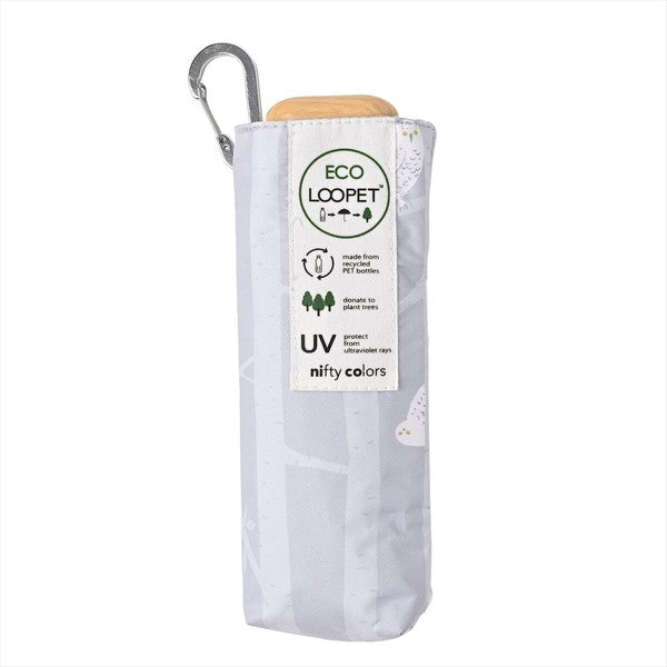 Nifty Colors ECO Loopet Owl Compact Umbrella 55cm