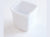 Noda Horo White Series Square Enamel Stocker - Plastic Lid L 1.2L
