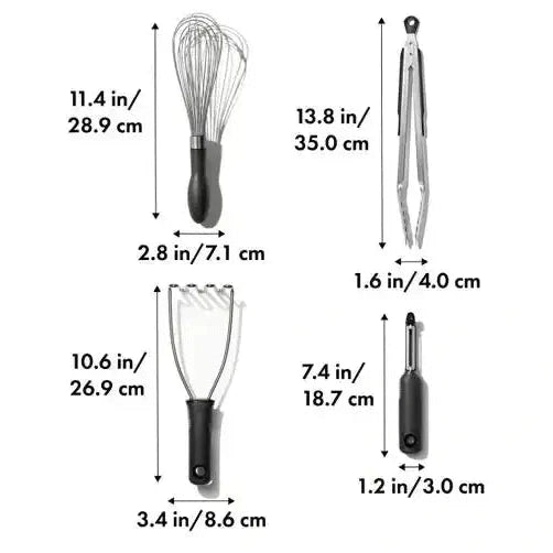 OXO GG 4 PCE ESSENTIAL KITCHEN TOOL SET