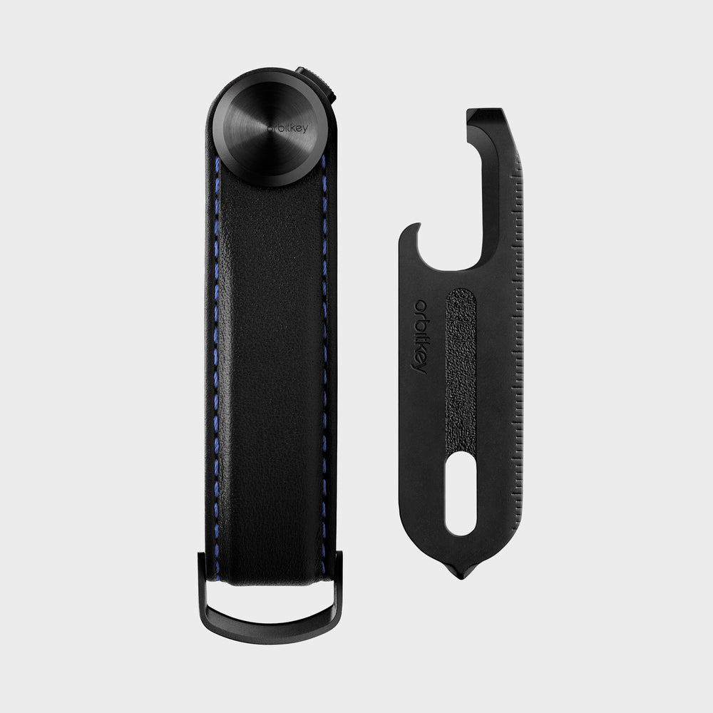 Orbitkey Pro leather + Multi-Tool V2 Gift Set - Black