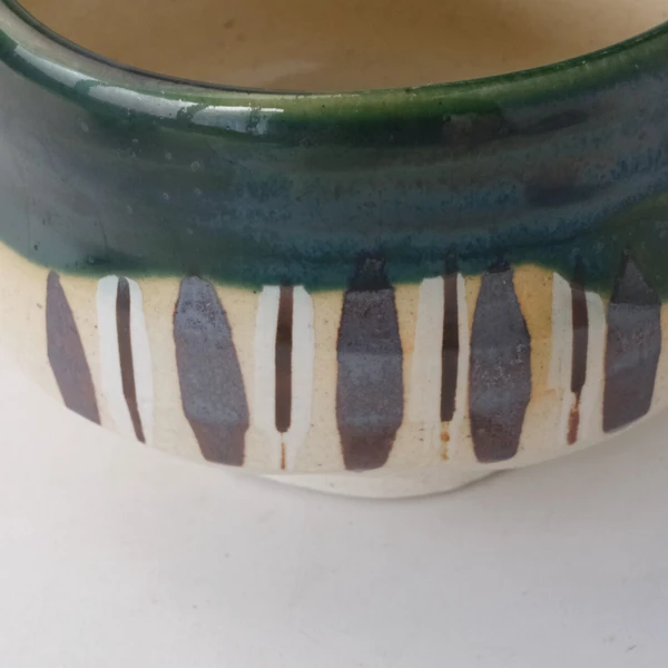 Oribe-Tokusa Matcha Bowl