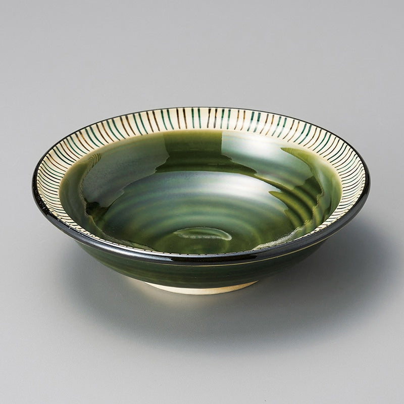 Oribe Tokusa Rim Bowl 17.5D