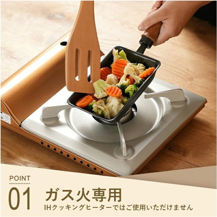 Pearl Life Iron Tamagoyaki Egg Pan 9.5 x 15cm