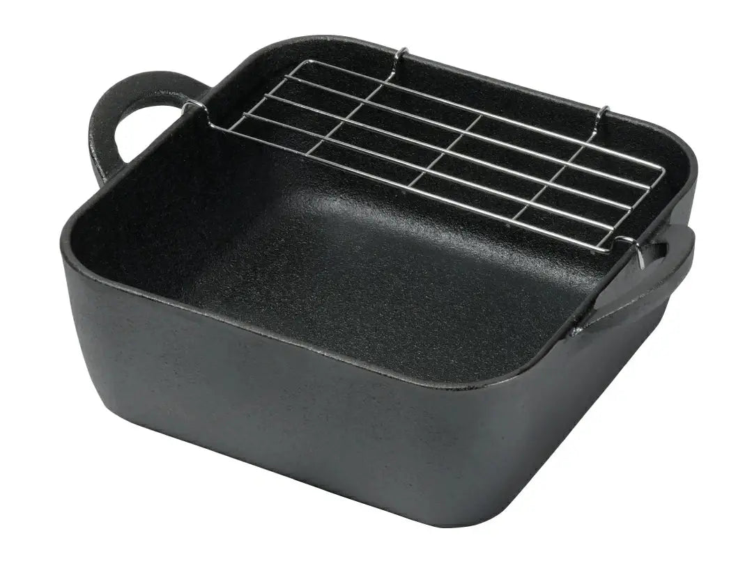 Pearl Life Sprout Cast Iron Square Deep Frying Pot 20cm