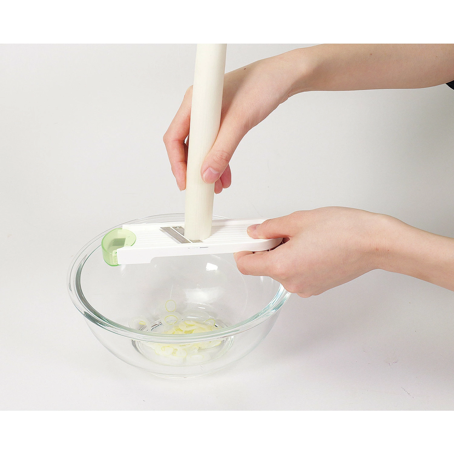 Pearl Metal Gajekon Double Spring Onion Slicer & Shiraga-Negi Cutter