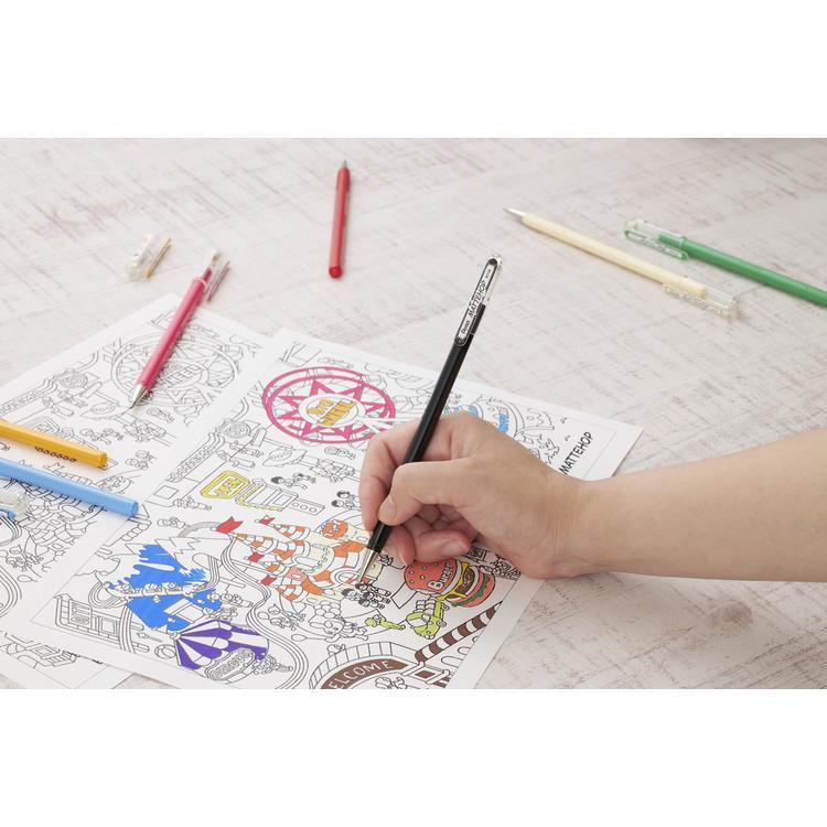 Pentel Mattehop x Fudepen 5P Set - Dream Night