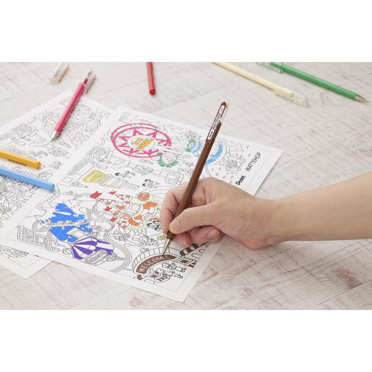 Pentel Mattehop x Fudepen 5P Set - Sweet Moments