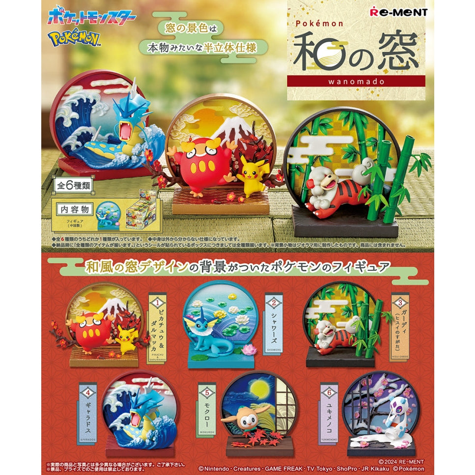 Re-ment Pokemon Japanese Window Blind Box