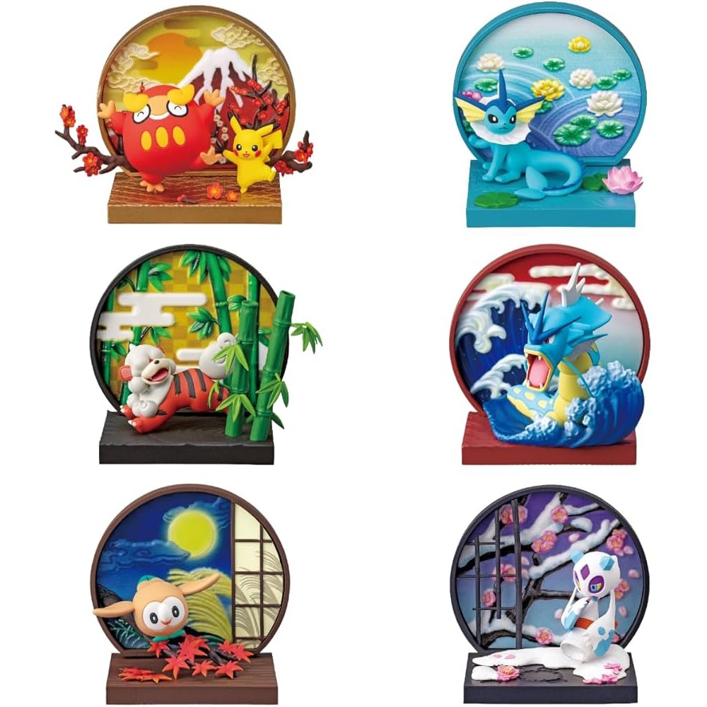 Re-ment Pokemon Japanese Window Blind Box