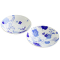 Relaxed Cat Wide Bowl Pair Set