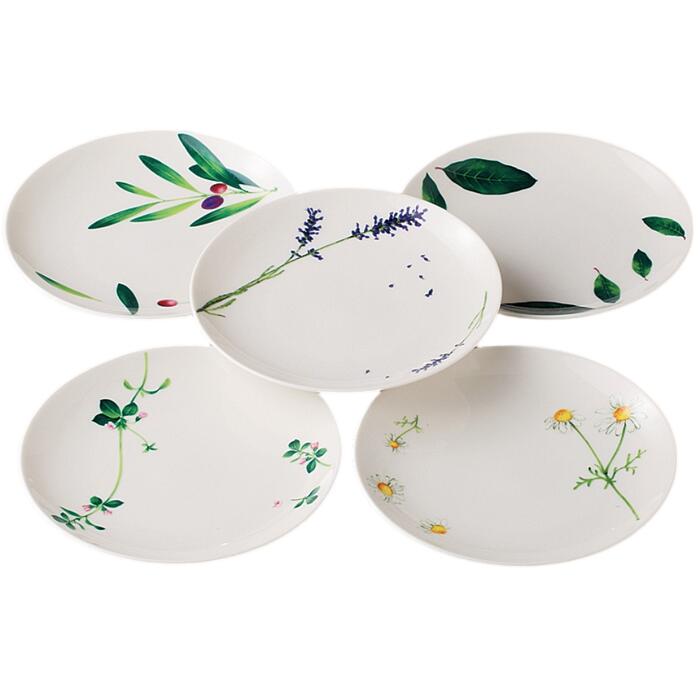 Resort Cake Plate 5P Set