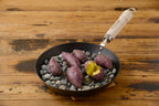 River Light Kiwame Premium iron frying pan in use